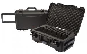 Nanuk 935 6 Up Pistol Case with Foam Black Polyethylene - 935-6UP1