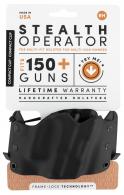 Stealth Operator Compact Clip Holster Black Polymer OWB Right Hand - H60221 Stealth Operator Compact Clip Holster Black Polymer OWB Right Hand - H60221