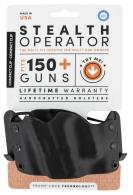Stealth Operator Compact Clip Holster Black Polymer OWB Left Hand