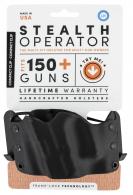Stealth Operator Compact Clip Holster Black Polymer OWB Left Hand - H60180 Stealth Operator Compact Clip Holster Black Polymer OWB Left Hand - H60180