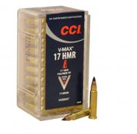 CCI Varmint V-Max .17 HMR 17 Grain 50rd box - 0049 CCI Varmint V-Max .17 HMR 17 Grain 50rd box - 0049
