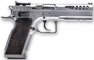 Italian Firearms Group (IFG) Stock Master 9mm 4.75" 16+1 Hard Chrome Black Polymer Grip