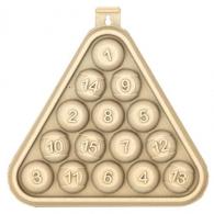 Birchwood Casey Pool Rack 15.75" H x 15.75" W x 2.25" D 3D Tan 3 Per Pack - 3DTGTPRT Birchwood Casey Pool Rack 15.75" H x 15.75" W x 2.25" D 3D Tan 3 Per Pack - 3DTGTPRT