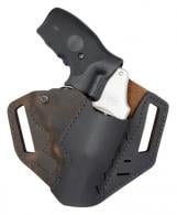 Versacarry Revolver Distressed Brown Buffalo Leather OWB S&W J Frame,Ruger LCR/SP101 Right Hand - REV201