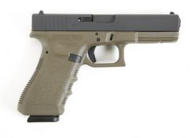 Glock 17 9mm Fixed Sights OD Green 10 Round - PI1757201 Glock 17 9mm Fixed Sights OD Green 10 Round - PI1757201