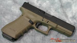 Glock 23 .40 S&W Fixed Sights OD Green 10 Round - PI2357201 Glock 23 .40 S&W Fixed Sights OD Green 10 Round - PI2357201