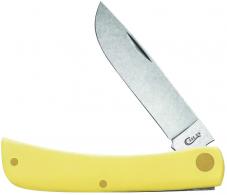 Case Working Sod Buster Jr 2.80" Skinner Plain Synthetic Yellow Handle Folding - 00032 Case Working Sod Buster Jr 2.80" Skinner Plain Synthetic Yellow Handle Folding - 00032