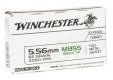 Winchester USA 5.56 62gr FMJ 20rd box Winchester USA 5.56 62gr FMJ 20rd box