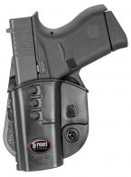 Fobus GL43NDLH Passive Retention Evolution OWB Black Polymer Paddle Fits Glock 43 Left Hand - 427