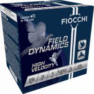 Fiocchi High Velocity 28 Gauge 3" 1 oz 5 Shot 25 Bx/10 Cs - 283HV5