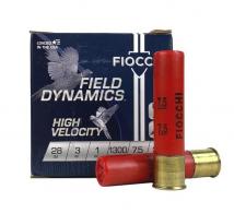 Fiocchi High Velocity 28 Gauge 3" 1 oz 7.5 Shot 25 Bx/10 Cs - 283HV75 Fiocchi High Velocity 28 Gauge 3" 1 oz 7.5 Shot 25 Bx/10 Cs - 283HV75
