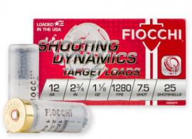 Main product image for Fiocchi Shooting Dynamics Target  12 GA 2.75" 1 1/8 oz  #7.5  25rd box