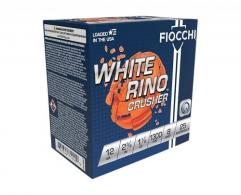 Fiocchi White Rino Crusher 12 GA 2.75" 1 1/8 oz #8 25rd box