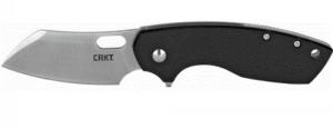 Columbia River Pilar 2.67" Plain Satin 8Cr14MoV Stainless Steel G10 Black Handle Folding - 5315G