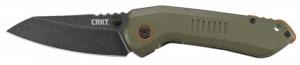 Columbia River Overland 3" Sheepsfoot Plain Stonewashed 8Cr13MoV SS G10 Green/Stainless Handle Folding - 6280 Columbia River Overland 3" Sheepsfoot Plain Stonewashed 8Cr13MoV SS G10 Green/Stainless Handle Folding - 6280
