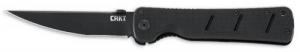 Columbia River Otanashi noh Ken 4.52" Clip Point Plain AUS 8 Steel G10 Black Handle Folding - 2906