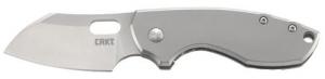 Columbia River Pilar 2.40" Plain Satin 8Cr13MoV SS Steel Bead Blasted Handle Folding - 5311