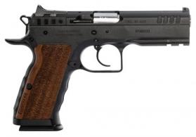 Italian Firearms Group (IFG) Stock I .45 ACP 4.50" 10+1 Black Steel Slide Wood Grip