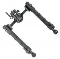 Accu-Tac FC-5 G2 BiPod Black 6"-10.60" Black Hardcoat Anodized - FCSRBG200