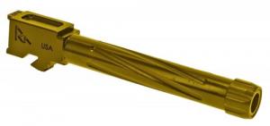 Rival Arms Threaded For Glock 17 Gen5 Gold PVD 416R Stainless Steel - RA20G104E Rival Arms Threaded For Glock 17 Gen5 Gold PVD 416R Stainless Steel - RA20G104E