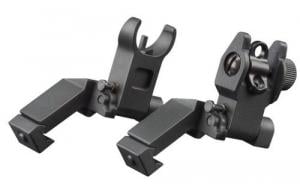 Aim Sports AR Low Profile Flip Up Front Sight AR-15, M4 Low Profile Aluminum Black Anodized