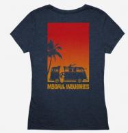 Magpul Sun's Out Women's Navy Heather 2XL Short Sleeve T-Shirt - MAG1185-411-2XL