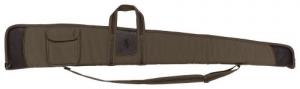 Browning Laredo Shotgun Case 50" Olive/Brown Cotton Canvas w/Leather Trim Shotgun - 1415048452