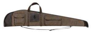 Browning Laredo Rifle Case 50" Olive/Brown Cotton Canvas w/Leather Trim Rifle