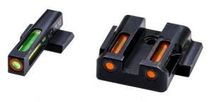 Hi-Viz LiteWave H3 Set S&W M&P Shield Orange/Green with Orange Tritium Handgun Sight - MPSN621
