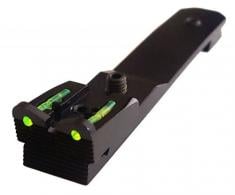 Hi-Viz Universal 3/8" Dovetail Adjustable Rear Red/Green Fiber Optic Handgun Sight