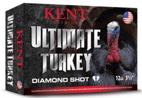 Kent Cartridge Ultimate Turkey Diamond Shot 12 Gauge 2.75" 1 5/8 oz 5 Shot 10 Bx/ 10 Cs - C122TK465