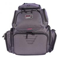 G*Outdoors Handgunner Range Backpack with 4 Gun Cradle Gray - GPS-1711BPG