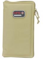 G*Outdoors Pistol Sleeve with Locking Zipper 1 Handgun Rifle Green w/Khaki Trim Large - GPS-1265PSRK