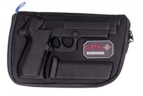 G*Outdoors Molded Pistol Case Black 1 Handgun for Beretta 92,96/Taurus PT92