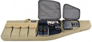 G*Outdoors GPS-T42ART Tactical AR Case 42" Tan 1000D Nylon with Mag & Storage Pockets, Lockable Zippers, External Handgun Pocket - GPS-T42ART G*Outdoors GPS-T42ART Tactical AR Case 42" Tan 1000D Nylon with Mag & Storage Pockets, Lockable Zippers, External Handgun Pocket - GPS-T42ART