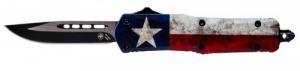 Templar Knife Captain 2.25" Drop Point Plain Black 440C Stainless Steel Red/Blue/White Star Zinc Aluminum Alloy. Handle - SCAP331 Templar Knife Captain 2.25" Drop Point Plain Black 440C Stainless Steel Red/Blue/White Star Zinc Aluminum Alloy. Handle - SCAP331