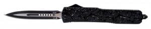 Templar Knife Maiden Gloss Slim 3.50" Dagger Plain Black 440C Stainless Steel Black Gloss Zinc Aluminum Alloy Handle OTF - MMDG131 Templar Knife Maiden Gloss Slim 3.50" Dagger Plain Black 440C Stainless Steel Black Gloss Zinc Aluminum Alloy Handle OTF - MMDG131