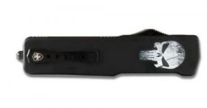 Templar Knife Fallen Slim 3.50" Tanto Plain Black 440C Stainless Steel Black Zinc Aluminum Alloy Handle OTF - MFL23-1