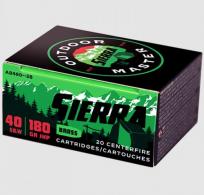 Sierra A846028 Outdoor Master 40 S&W 180 gr Jacket Hollow Point Sport Master 20 Bx/10 Cs - 208 Sierra A846028 Outdoor Master 40 S&W 180 gr Jacket Hollow Point Sport Master 20 Bx/10 Cs - 208