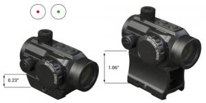 Konus 7217 Nuclear Matte Black 1x22mm 3 MOA Dual (Red/Green) Illuminated Dot Reticle Features Dual Mounting System - 488 Konus 7217 Nuclear Matte Black 1x22mm 3 MOA Dual (Red/Green) Illuminated Dot Reticle Features Dual Mounting System - 488