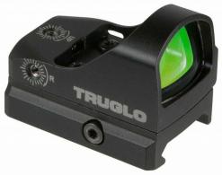 Truglo Tru-Tec Sight & Mount Kit 23x17mm 3 MOA Red Dot Black - TG-8100B2