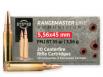 PPU Rangemaster Full Metal Jacket Boat Tail 5.56 NATO Ammo 55gr 20 Round Box - PPRM5561