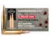 Main product image for PPU Rangemaster Full Metal Jacket Boat Tail 5.56 NATO Ammo 55gr 20 Round Box