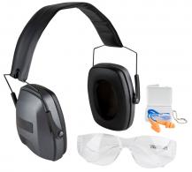 Safariland Impulse Range Kit Foam Over the Head/Earbuds Black, Black/Clear Glasses - 1348650