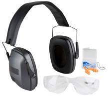 Safariland Impulse Range Kit Foam Over the Head/Earbuds Black, Black/Clear Glasses - 1348650