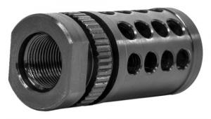 Grovtec US Inc G-Nite Flash Suppressor 223 Cal 1/2"-28 tpi Black Nitride Steel - GTHM317
