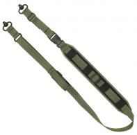 Grovtec US Inc QS 2-Point Sentinel Sling with Push Button Swivels 2" W Adjustable OD Green for Rifle/Shotgun - GTSL130 Grovtec US Inc QS 2-Point Sentinel Sling with Push Button Swivels 2" W Adjustable OD Green for Rifle/Shotgun - GTSL130
