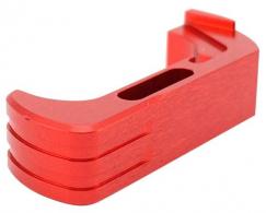 Cross Armory Extended Magazine Catch for Glock 17/19/22 Gen 4 And 5 Aluminum Red - CRG5MCRD