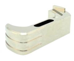Cross Armory Extended Magazine Catch For Glock 17/19/22 Gen 4 And 5 Aluminum Silver - CRG5MCSV