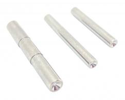 Cross Armory 3 Pin Set Dimpled For Glock 17,19,26,34 Gen5 Silver 4140 Steel Handgun - CRG5PSSV